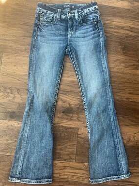 Miss Me Youth Girls Size 10 Mid-Rise Bootcut Jeans